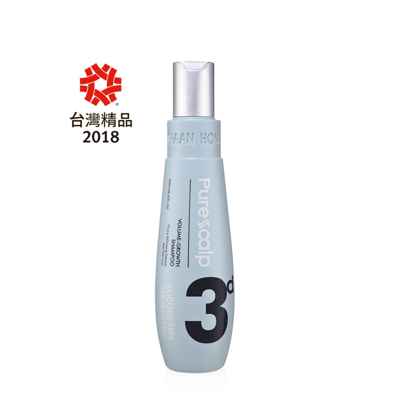 純頭皮豐盈增長洗髮精-3D