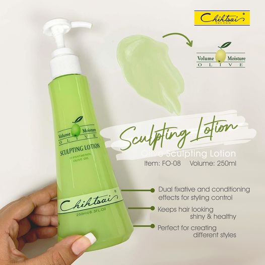 Loción esculpida de oliva