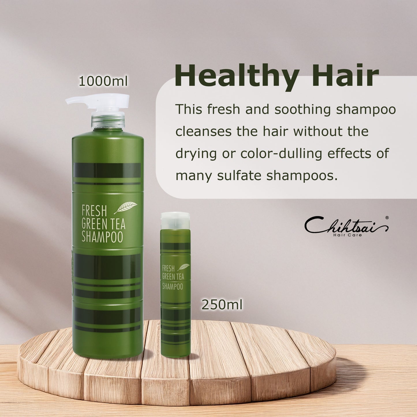 Fresh green tea shampoo