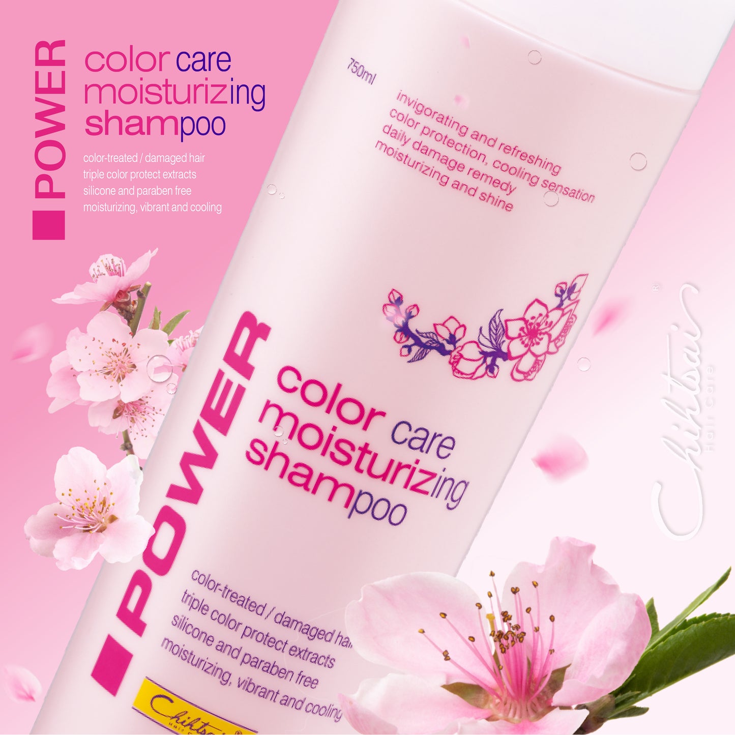 POWER color care moisturizing shampoo