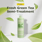 Fresh green tea semi-treatment