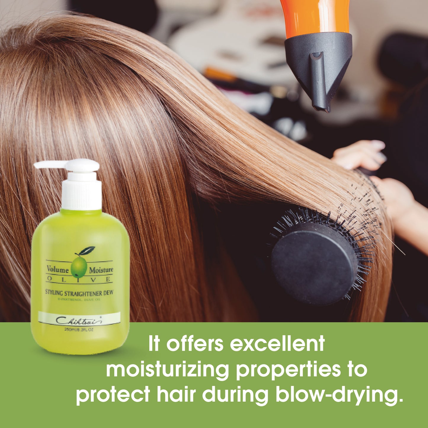 Plancha de pelo Olive Styling Dew